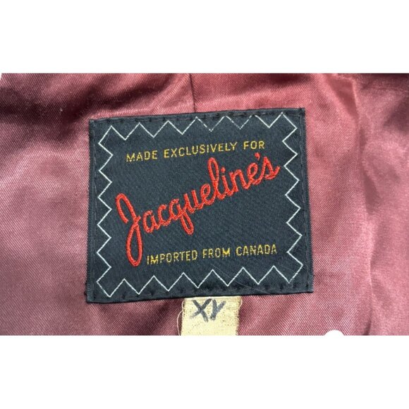 Vintage 1960s Brown Leather Belted Penny Lane Jacket With Faux Fur Collar - Picture 12 of 13